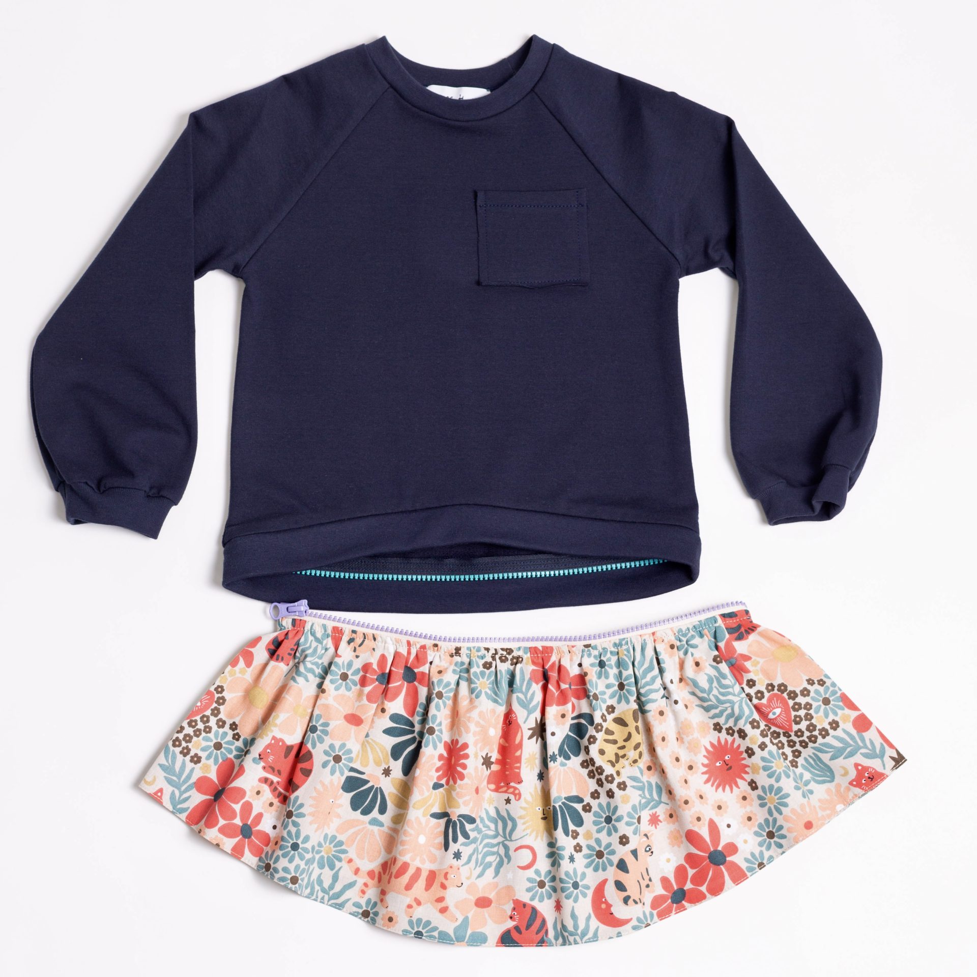 Fustă atașabilă - compatibilă cu hanoracele care se transformă - imagine 5