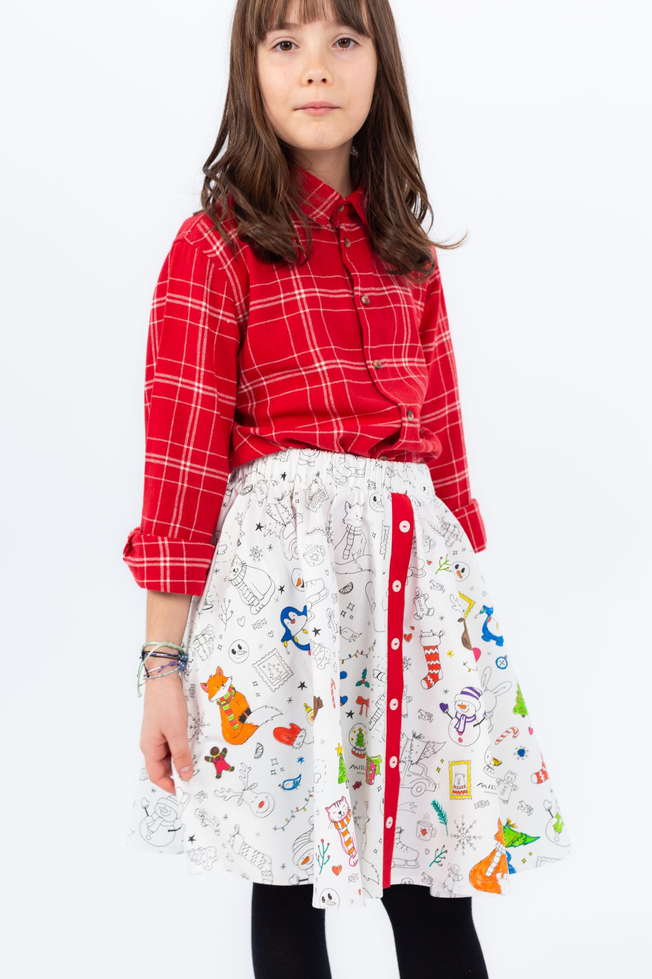 Fustă de colorat - Cadoul perfect de Crăciun - imagine 2