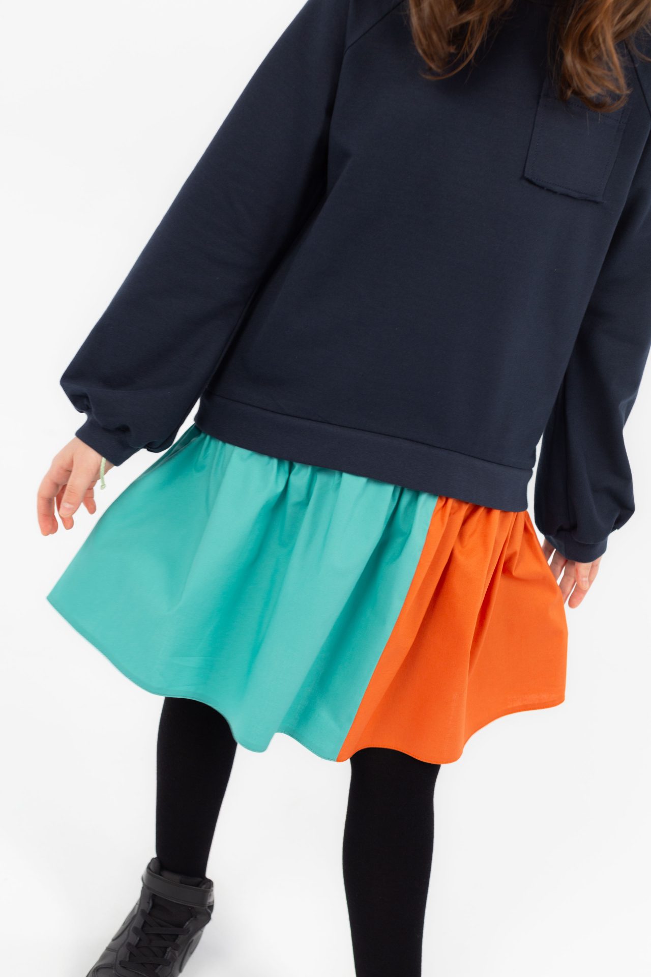 Hanorac care se transformă în rochie - Bluemarin - imagine 2