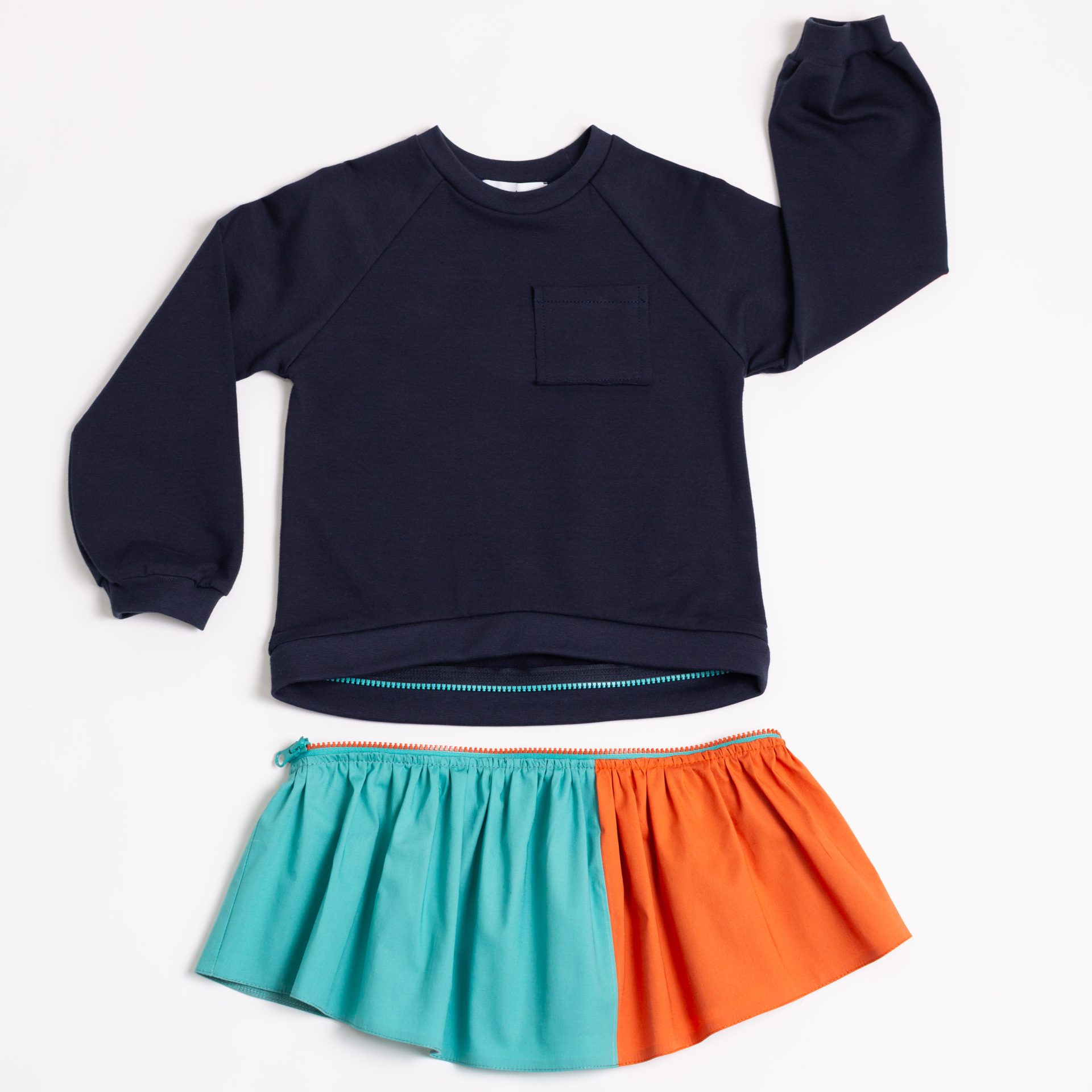 Hanorac care se transformă în rochie - Bluemarin - imagine 6